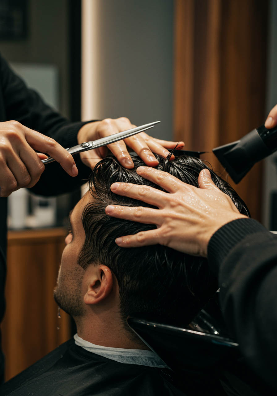 Мужская стрижка в премиум-салоне Elite Men Jacksonville Beach